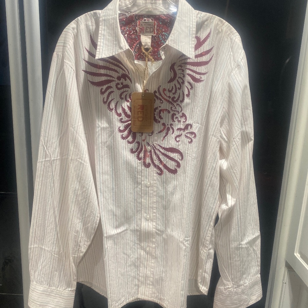 Vintage Red Classic Shirt Sz XL